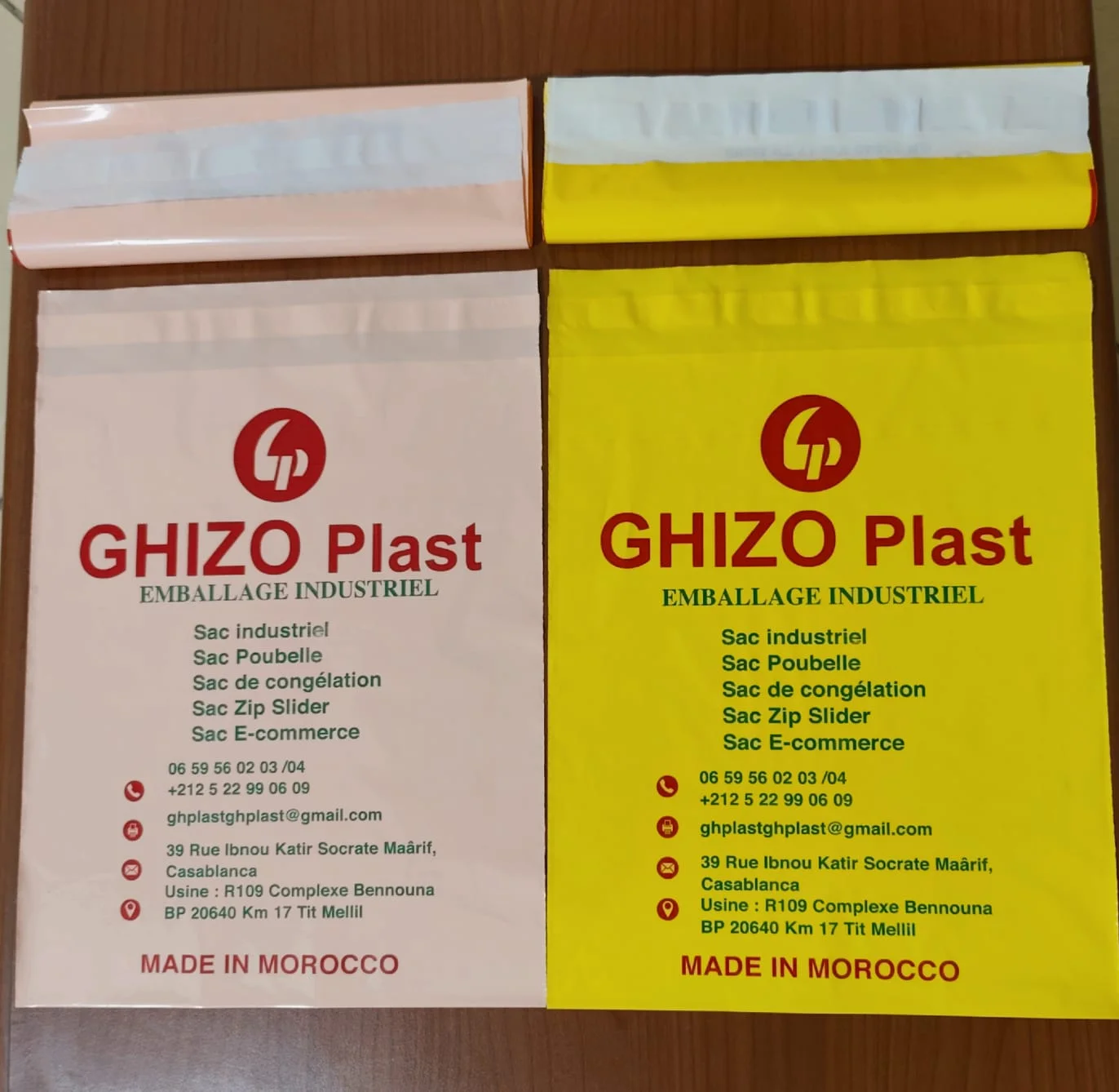 Usine Ghizo Plast - Fabrication emballages plastiques Maroc